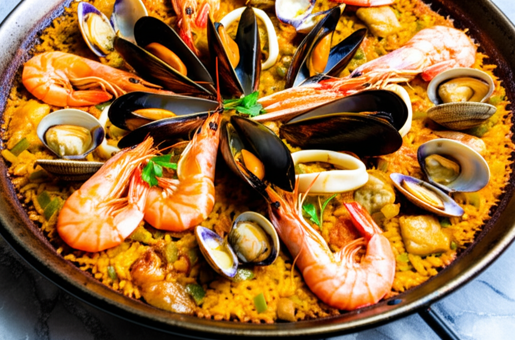Paella marinera